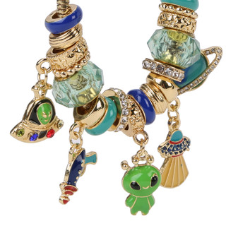 Thumbnail 2: . Space UFO & Alien Charm Bracelet 