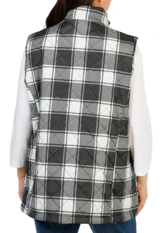 Thumbnail 2: Lands' End Women's Plus Full Zip Puff Vest 