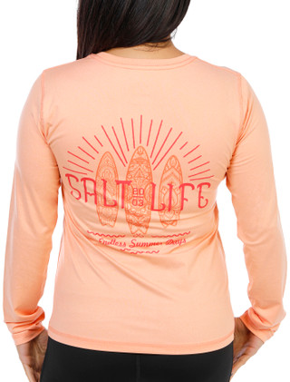 Thumbnail 1: Salt Life Women's Madala Surf Long Sleeve Tee 