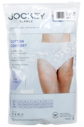 Thumbnail 2: Jockey Women's Packaged Elance Cotton Panties 