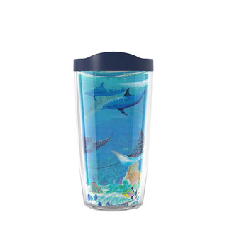 Thumbnail 1: Tervis Guy Harvey Ocean Scene Acrylic Wavy Tumbler, 16 oz 