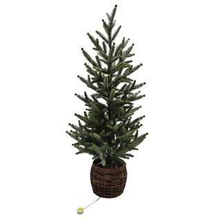 Thumbnail 3: Magical Season Pre-Lit Potted Artificial Christmas Tree 