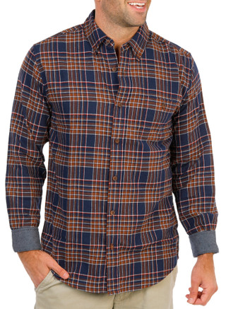 Thumbnail 1: Weatherproof Men's Long Sleeve Woven Flannel Shirt  