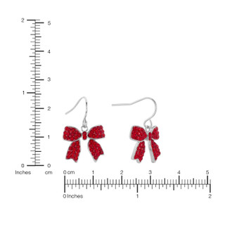 Thumbnail 5: ATHRA Christmas Bow Drop Earrings 