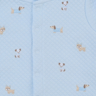 Thumbnail 2: Little Me Baby Boy's 2 Pc Diamond Knit Puppy Hoodie Set 