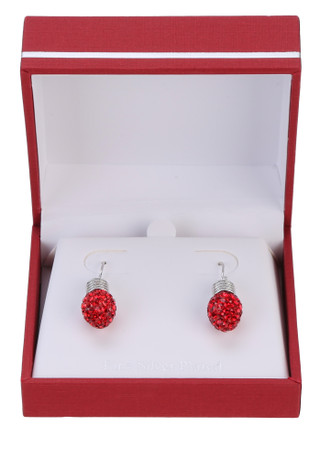 Thumbnail 1: ATHRA Crystal Lightbulb Drop Earrings 