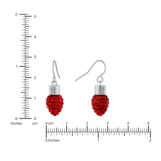 Thumbnail 5: ATHRA Crystal Lightbulb Drop Earrings 