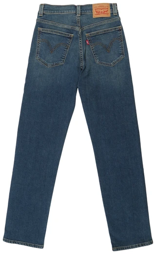 Thumbnail 2: Levi's Juniors' Medium Wash Flap Pocket Dart Crop Jeans 