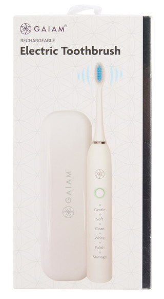 Thumbnail 1: GAIAM Rechargeable Electric Toothbrush with Case 