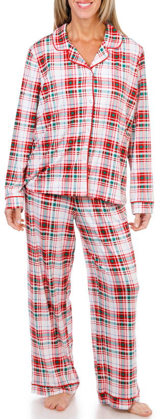 Thumbnail 4: Brighten the Season Family Christmas 2 Pc Festive Pajamas Pants Set 