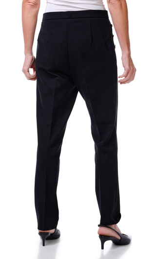 Thumbnail 2: Nicole Miller Women's High Rise Slim Sailor Pants  