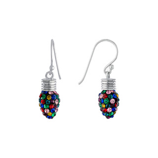 Thumbnail 3: ATHRA Christmas Lightbulb Drop Earrings 