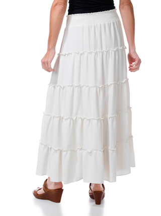 Thumbnail 2: Vince Camuto Women's Tiered Smock Waist Maxi Skirt  