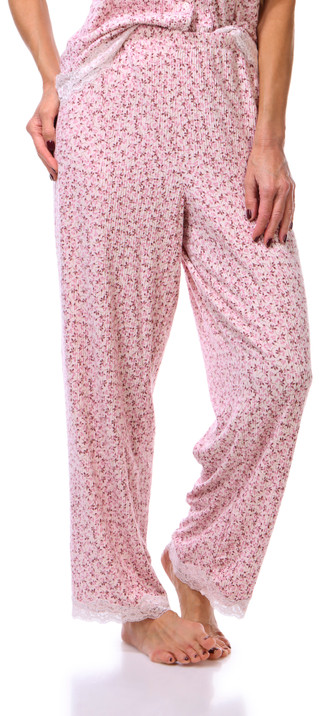 Thumbnail 4: Laura Ashley Women's Short Sleeve Ditsy Floral Sleep Set 
