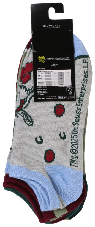 Thumbnail 2: THE GRINCH 5 Pk Grinch Lowcut Socks 