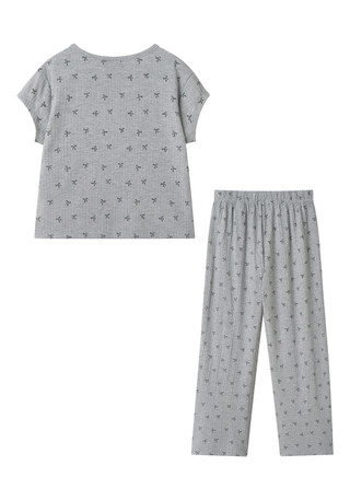 Thumbnail 14: Andy & Evan Girls 2 Pc Bow Pants Set 