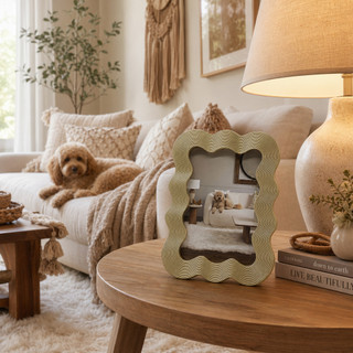 Thumbnail 5: Sagebrook Home 5x7 Wavy Photo Frame  