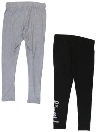 Thumbnail 2: Hurley Big Girls' 2-Pack Leggings 