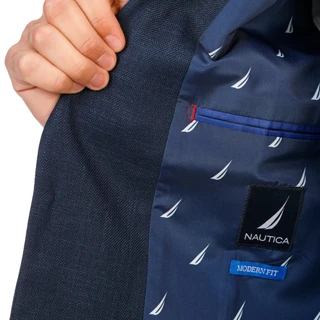 Thumbnail 3: Nautica Men's Solid Structured Sport Coat 