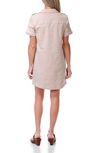 Thumbnail 2: Trina Turk Women's Lace Up Khaki Dress  