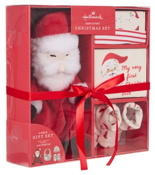 Thumbnail 2: Hallmark 4 Pc Baby's First Christmas Set  