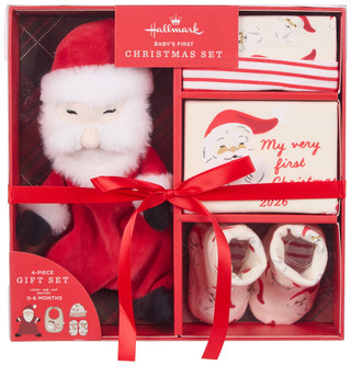 Thumbnail 1: Hallmark 4 Pc Baby's First Christmas Set  