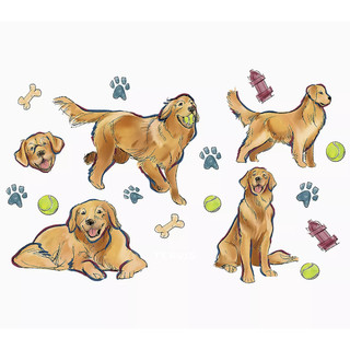 Thumbnail 2: Tervis Golden Retriever All Over Acrylic Tumbler, 16 oz 