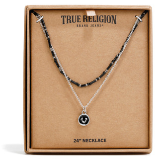 Thumbnail 1: True Religion Men's 24 in Double Layer Necklace  