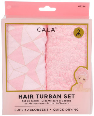 Thumbnail 1: CALA 2 Pk Hair Turban Set  