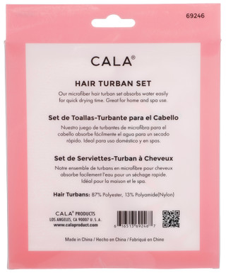 Thumbnail 2: CALA 2 Pk Hair Turban Set  