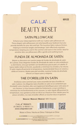 Thumbnail 4: CALA 2 Pk Satin Pillowcases 