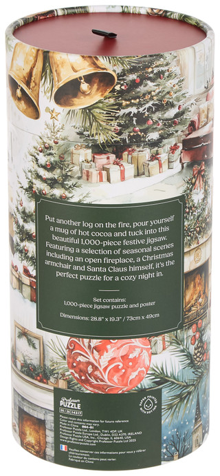 Thumbnail 2: Professor Puzzle 1000 Pc Christmas Jigsaw Puzzle & Poster Set 