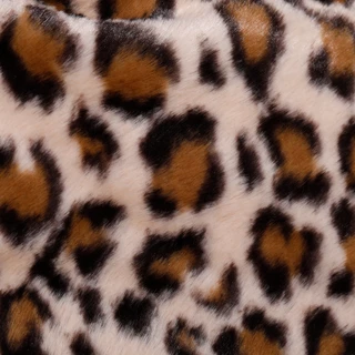 Thumbnail 2: Hello Pup! 28x42 Leopard Print Faux Fur Pet Bed 