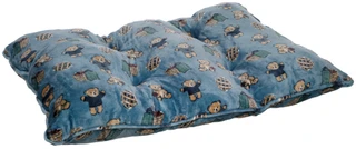 Thumbnail 1: Hello Pup! 28x42 Soft Teddy Bear Print Pet Bed 