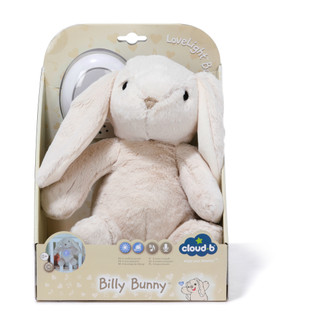Thumbnail 1: CLOUD B Love Light Buddies Billy Bunny Plush Soother 