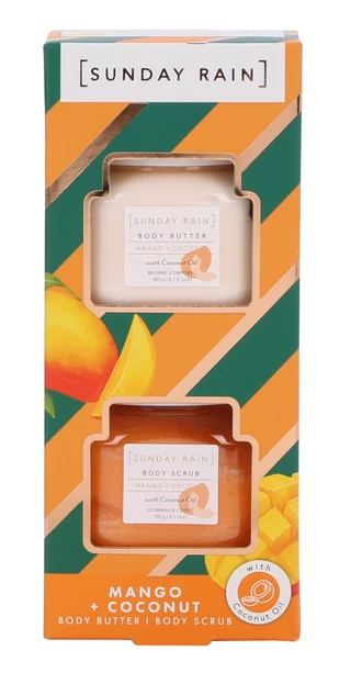 Thumbnail 1: SUNDAY RAIN 2 Pc Mango + Coconut Body Scrub & Butter Set 