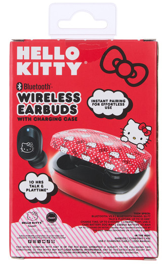 Thumbnail 2: Hello Kitty Wireless Earbuds with Charging Case 