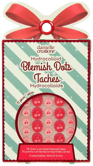 Thumbnail 1: DANIELLE CREATIONS 72 Pc Cherry Printed Hydrocolloid Blemish Dots  