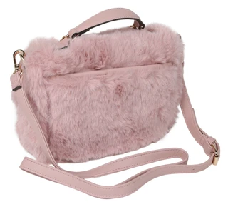 Thumbnail 2: Juicy Couture Plush Crossbody Bag with Handle & Charm Chain 