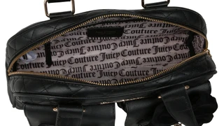 Thumbnail 3: Juicy Couture Cutesy Cargo Bowler Handbag with 2 Outer Pockets & Bow Charm 