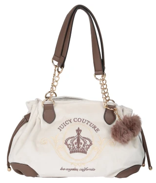 Thumbnail 1: Juicy Couture Magnifique 3 Section Shoulder Bag with Charm 