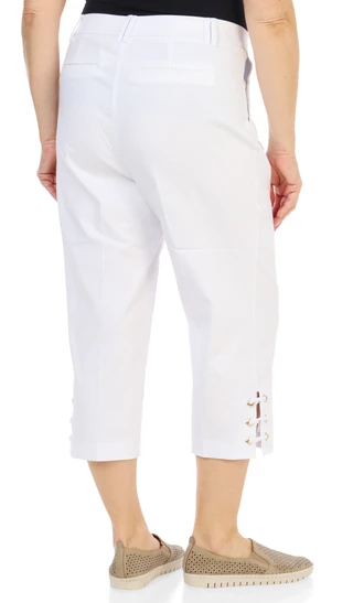 Thumbnail 2: Zac & Rachel Women's Plus Slim Crop Pull On Capris 