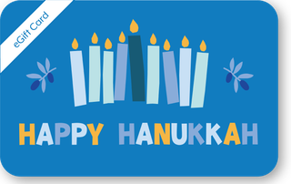 Thumbnail 1: Bealls Inc. Gift Card Happy Hanukkah Light Blue eGift Card 