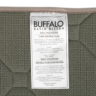 Thumbnail 2: Buffalo Lux Tile Bath Rug Set, 2-Piece, Taupe 