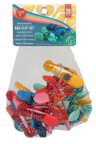Thumbnail 1: CORE HOME Topanga Magnetic Bag Clips, 20-Piece Set 