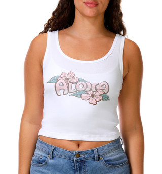 Thumbnail 1: Hurley Juniors Scoop Neck Graphic Crop Tank 