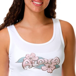 Thumbnail 2: Hurley Juniors Scoop Neck Graphic Crop Tank 