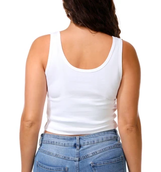 Thumbnail 3: Hurley Juniors Scoop Neck Graphic Crop Tank 