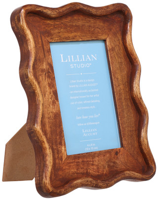 Thumbnail 1: LILLIAN AUGUST Squiggle Wood Picture Frame, 4 in. x 6 in. 