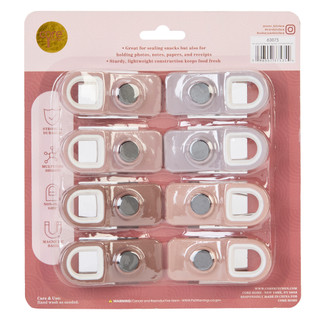 Thumbnail 2: CORE HOME Heavy Duty Magnetic Bag Clips, 8-Piece Set 